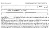Sample New York State Liquor Bond Form L-9